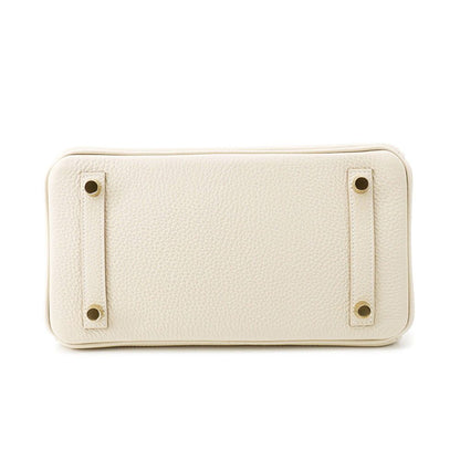 Hermes Birkin 25 Cles Gold Togo Handbag — view 3