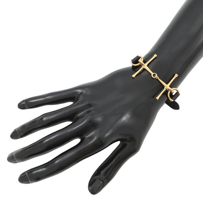 Hermes Bracelet Molle Horsebit Black Gold Swift T2 — view 4