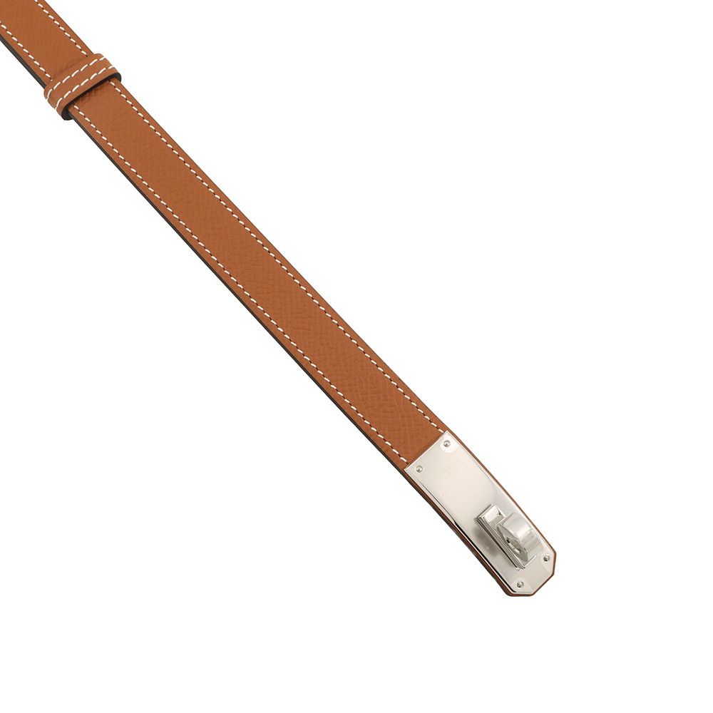 Hermes Kelly Belt Gold Silver Epsom — view 4
