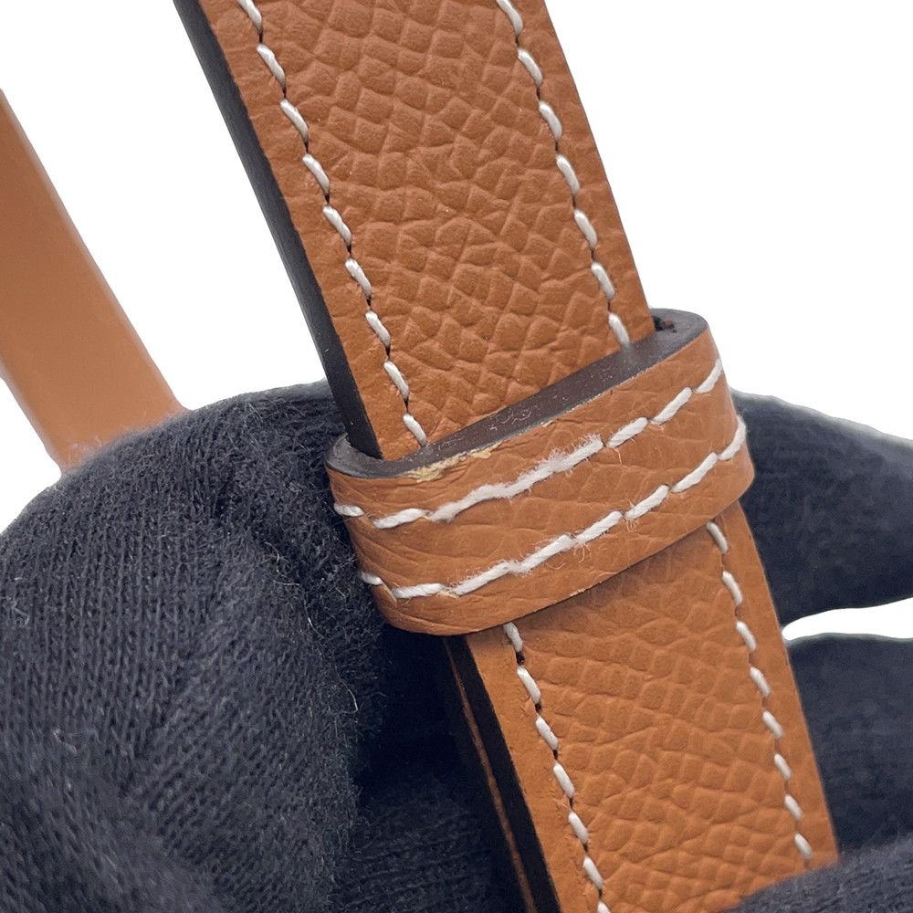 Hermes Kelly Belt Gold Silver Epsom — view 6