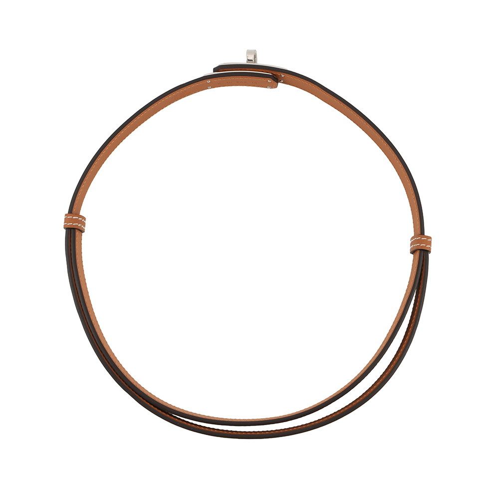 Hermes Kelly Belt Gold Silver Epsom — view 3