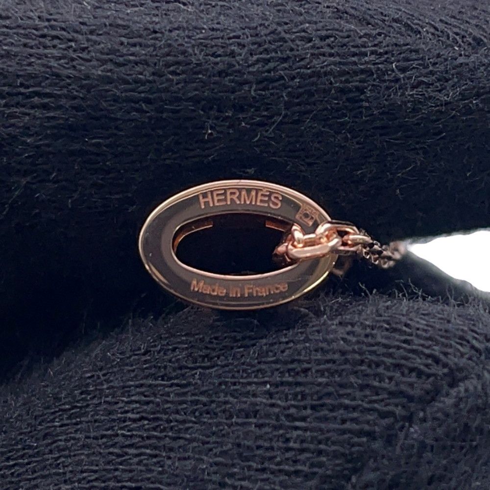 Hermes Necklace Mini Pop Black Pink Gold — view 6