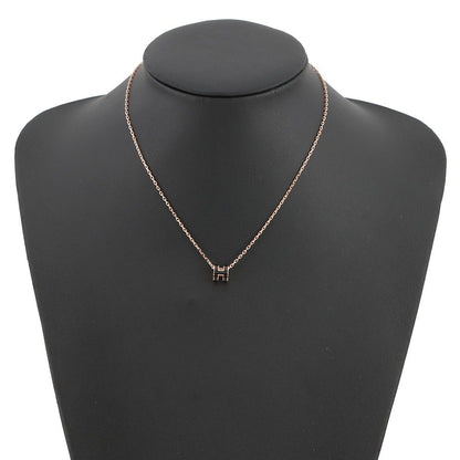 Hermes Necklace Mini Pop Black Pink Gold — view 4