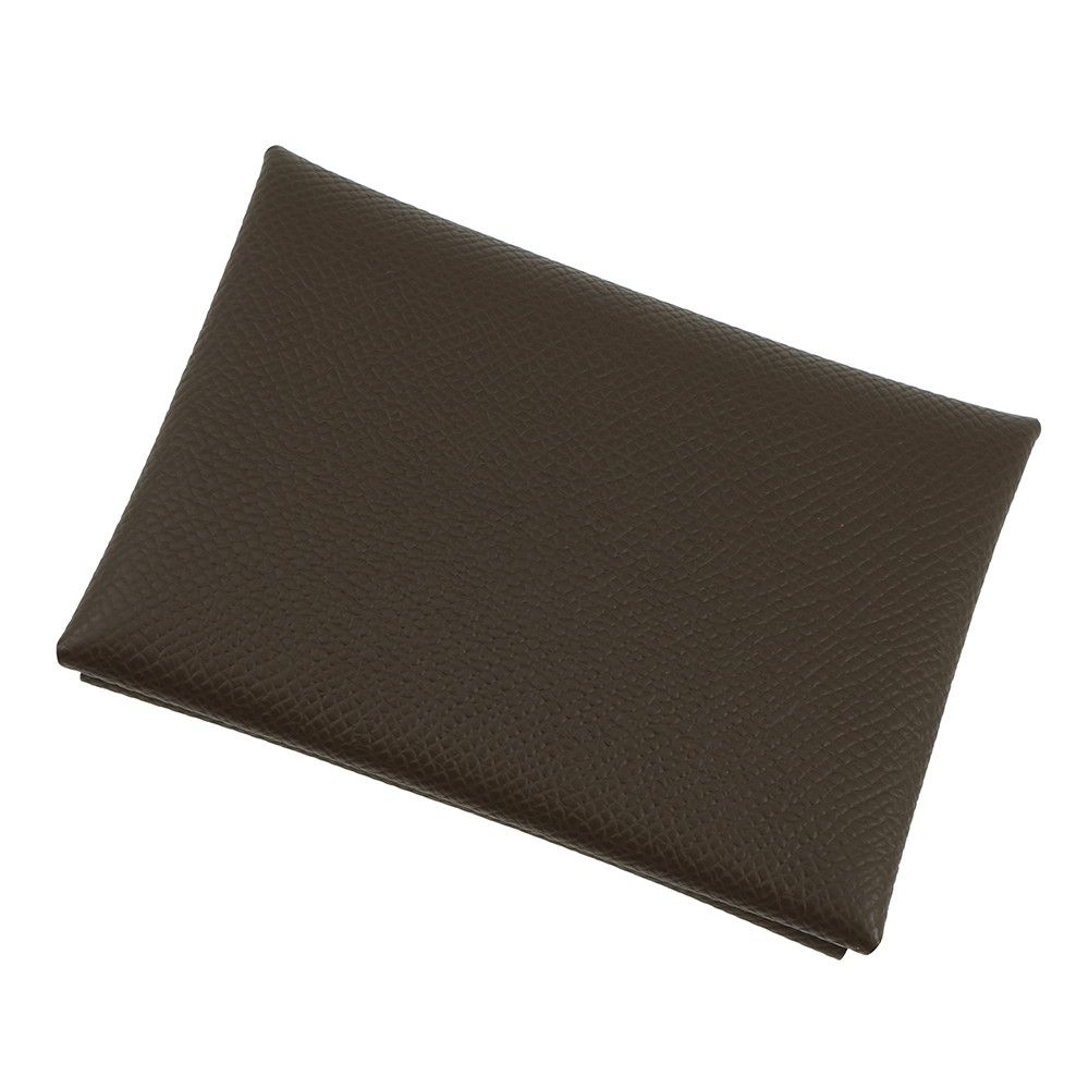 Hermes Coin Case Calvi Duo Vert Roden Silver Epsom