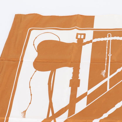 Hermes Tagged Carre 90 Clic Clac Watermark Silk 100% Scarf Mem — view 3