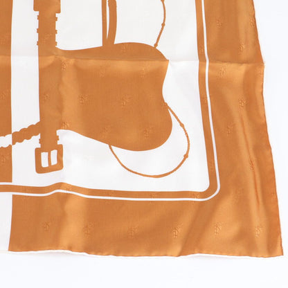 Hermes Tagged Carre 90 Clic Clac Watermark Silk 100% Scarf Mem — view 6