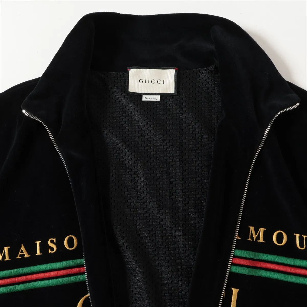 Gucci Chenille Velour Jacket XL Haori Jersey — view 4