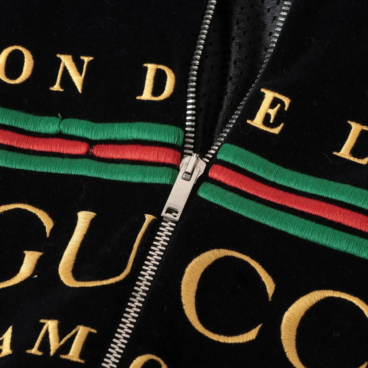 Gucci Chenille Velour Jacket XL Haori Jersey — view 3