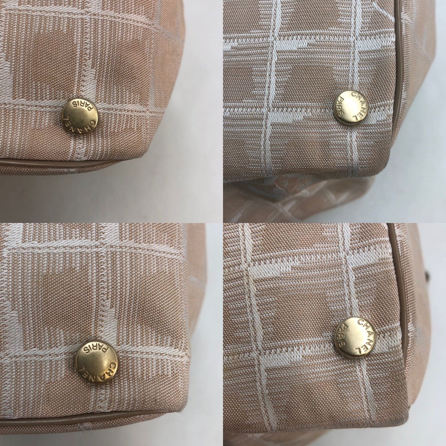 Chanel Tote New Travel Beige CC Logo Business — view 8