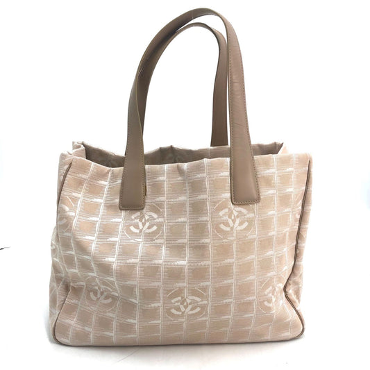 Chanel Tote New Travel Beige CC Logo Business