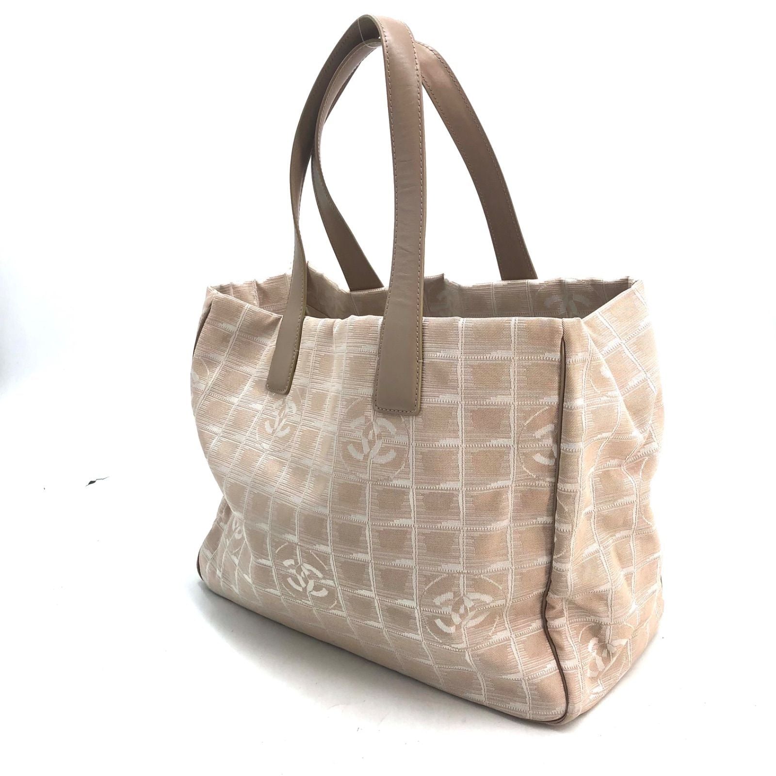 Chanel Tote New Travel Beige CC Logo Business — view 3