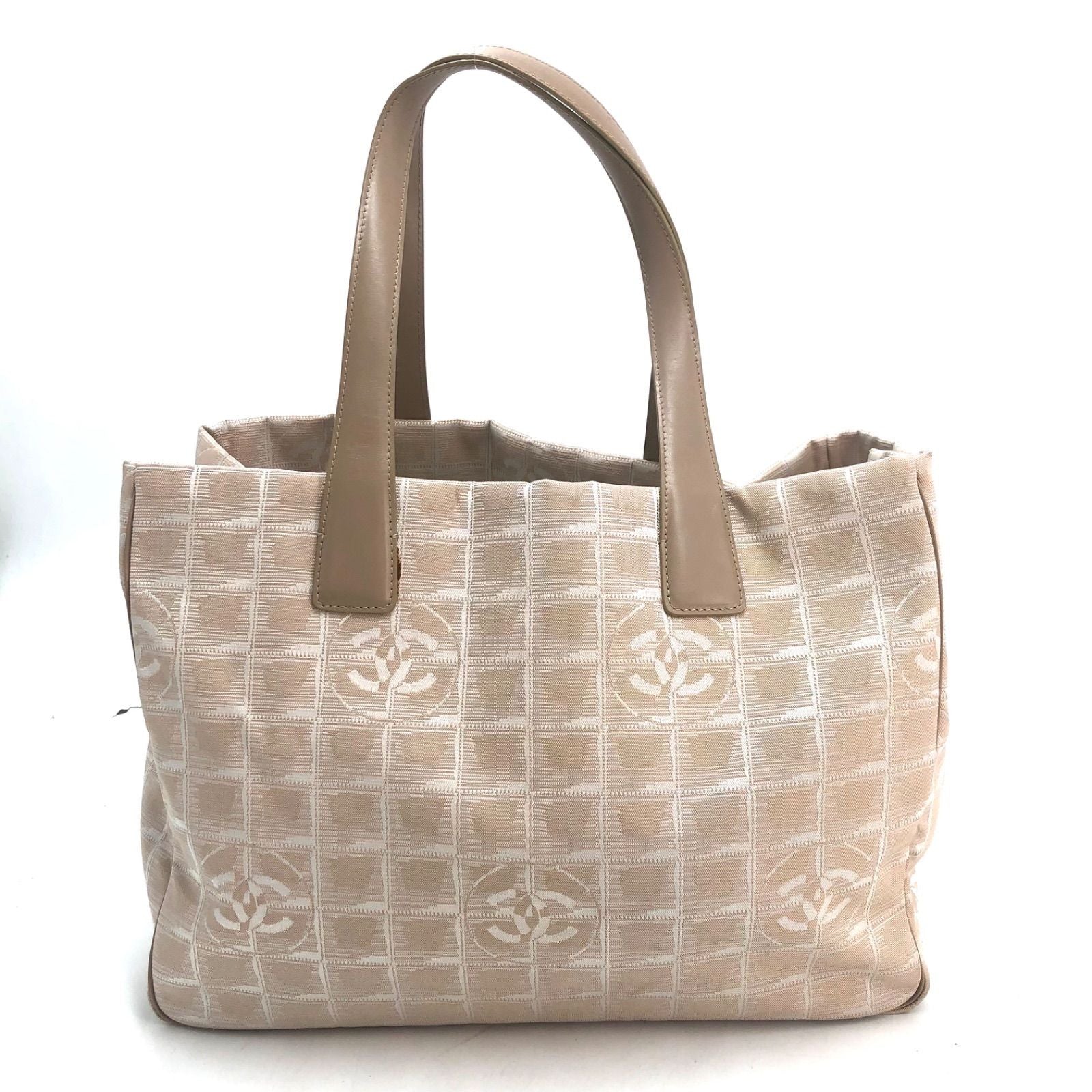Chanel Tote New Travel Beige CC Logo Business — view 2