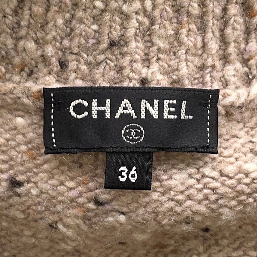 Chanel Knit Dress Cashmere 36 Short Sleeve — view 9