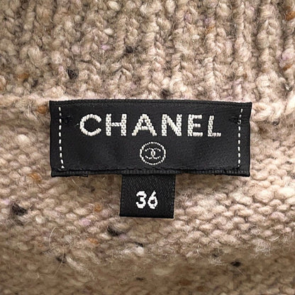 Chanel Knit Dress Cashmere 36 Short Sleeve — view 9