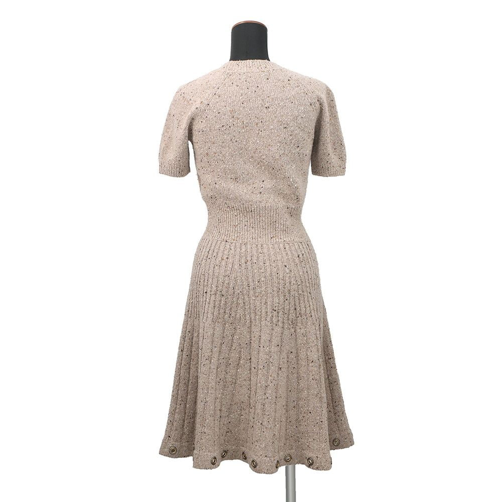 Chanel Knit Dress Cashmere 36 Short Sleeve — view 2