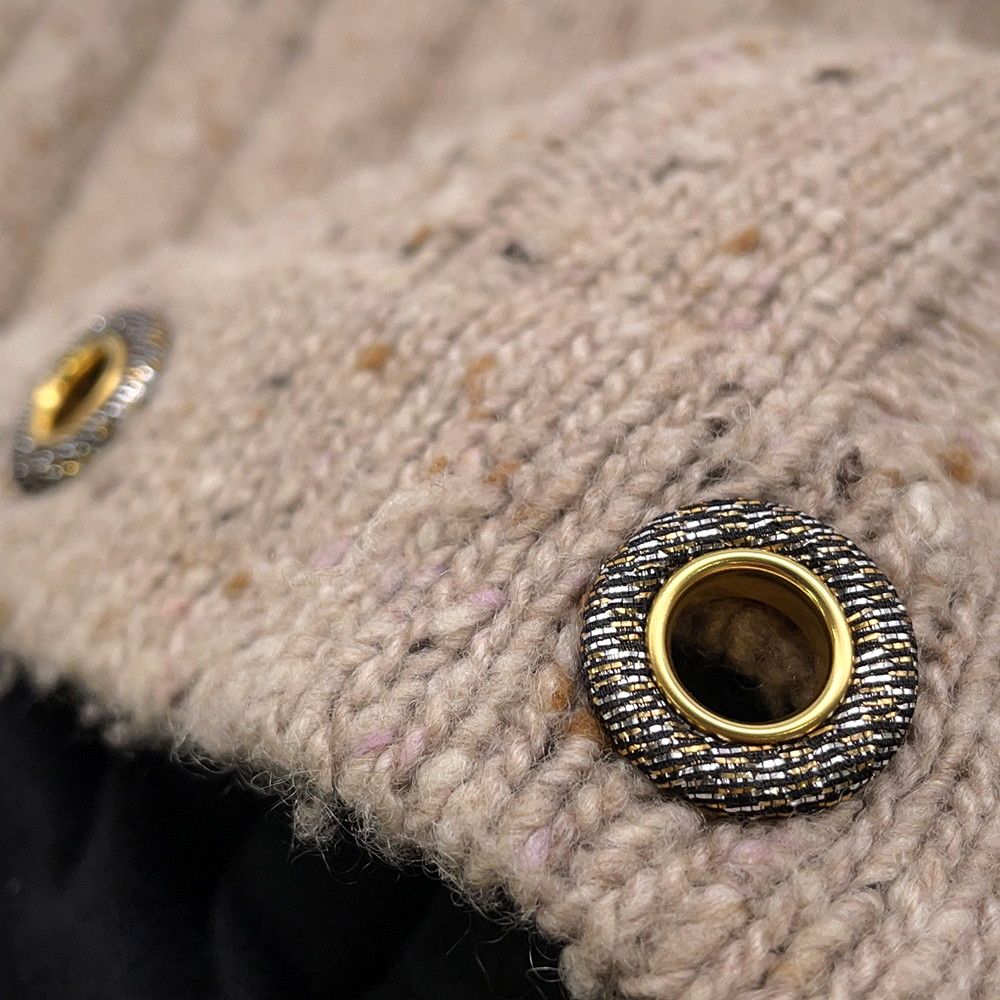 Chanel Knit Dress Cashmere 36 Short Sleeve — view 5