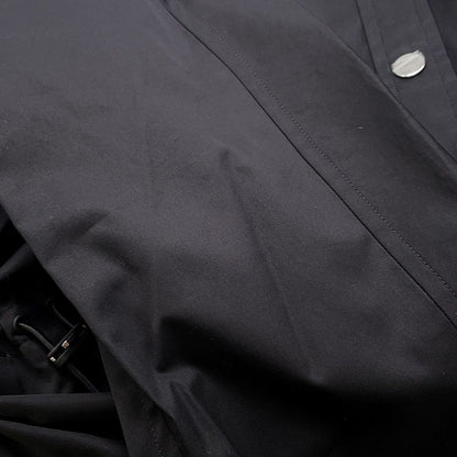 Hermes Dress Shirt Clou de Selle Series Button Cotton 36 Black — view 6