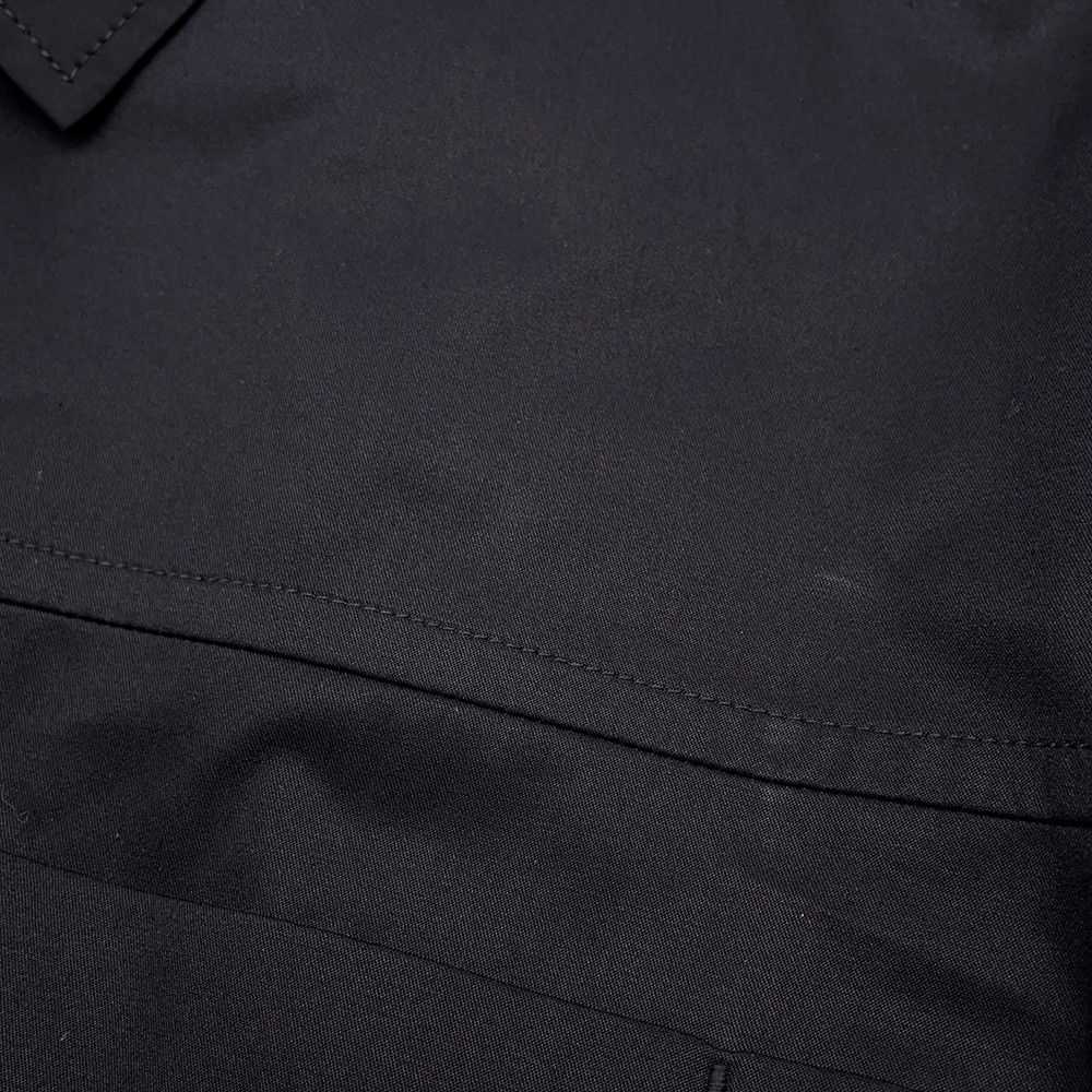 Hermes Dress Shirt Clou de Selle Series Button Cotton 36 Black — view 7