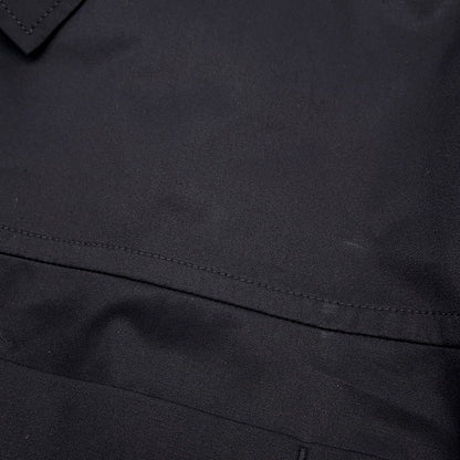 Hermes Dress Shirt Clou de Selle Series Button Cotton 36 Black — view 7