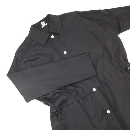 Hermes Dress Shirt Clou de Selle Series Button Cotton 36 Black — view 3