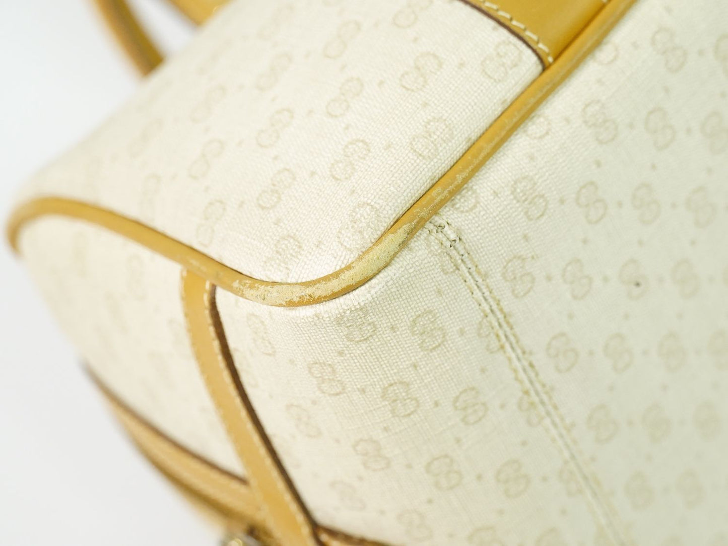 Gucci Micro GG Mini Boston Bag Beige — view 7