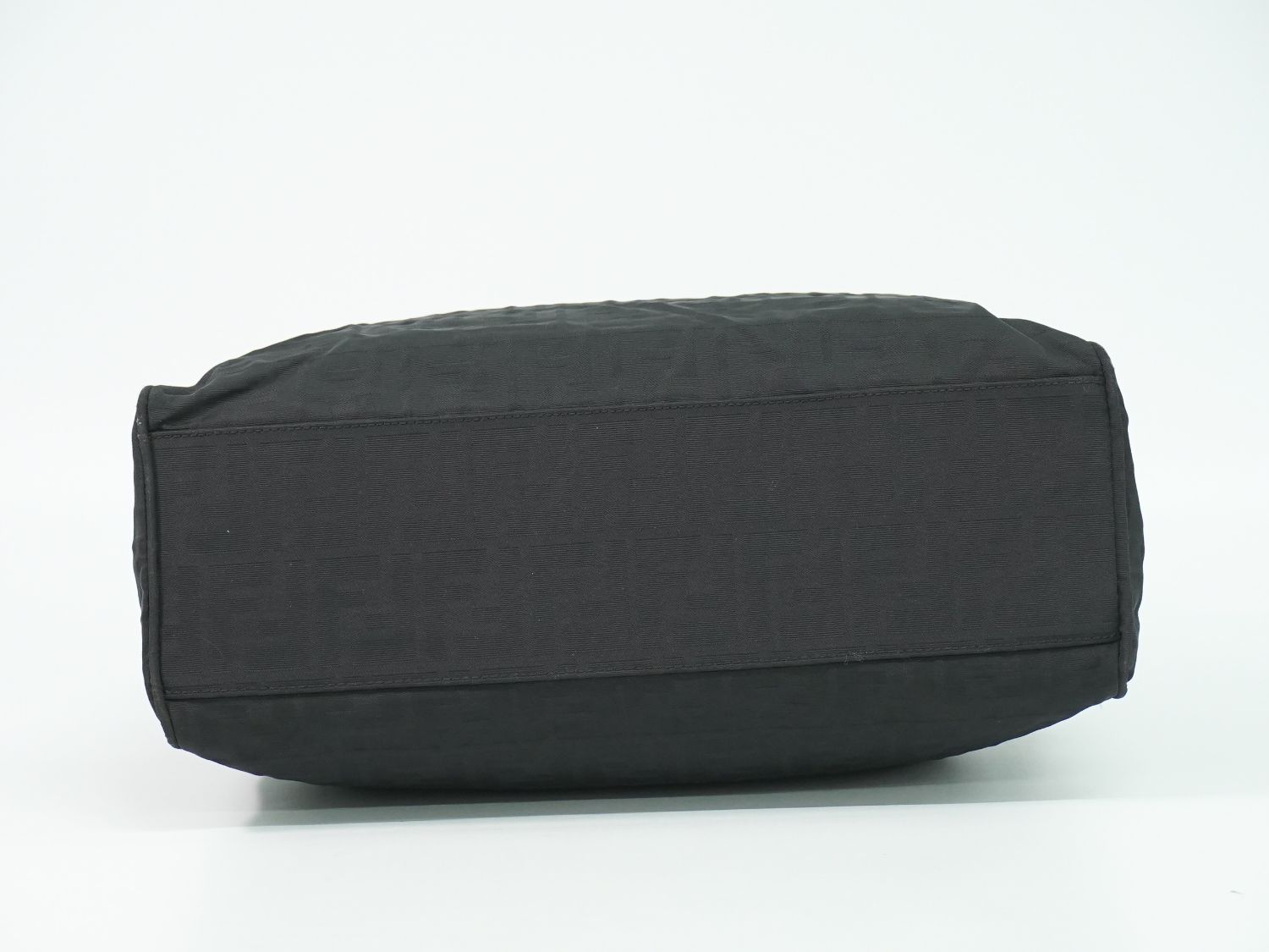 Fendi Zucca Shoulder Bag Tote Canvas Black — view 3