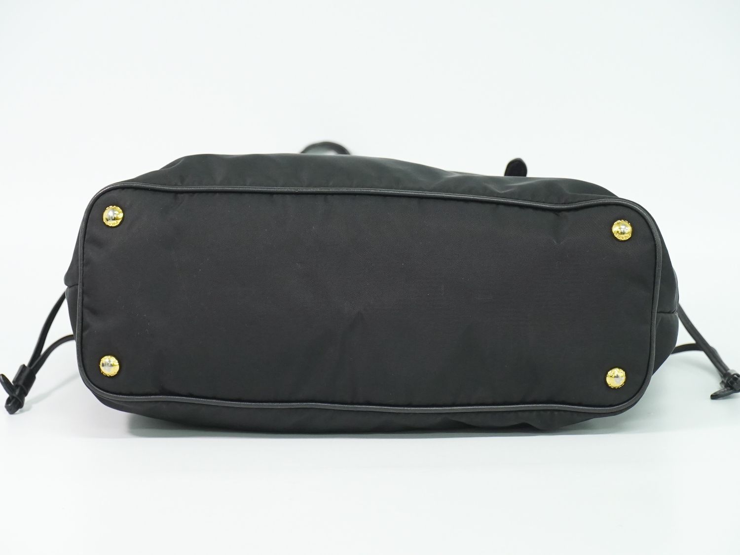 Prada Nylon Shoulder Bag Tote Black — view 3