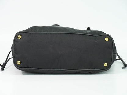 Prada Nylon Shoulder Bag Tote Black — view 3