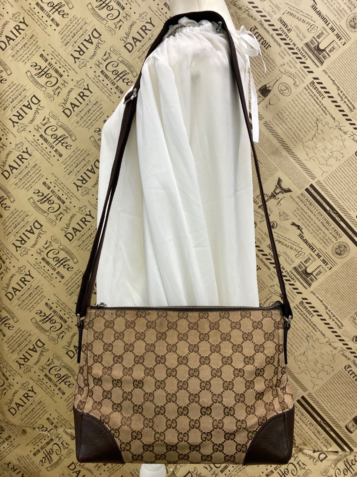 Gucci Shoulder Bag Crossbody GG Canvas Travel Business — view 5