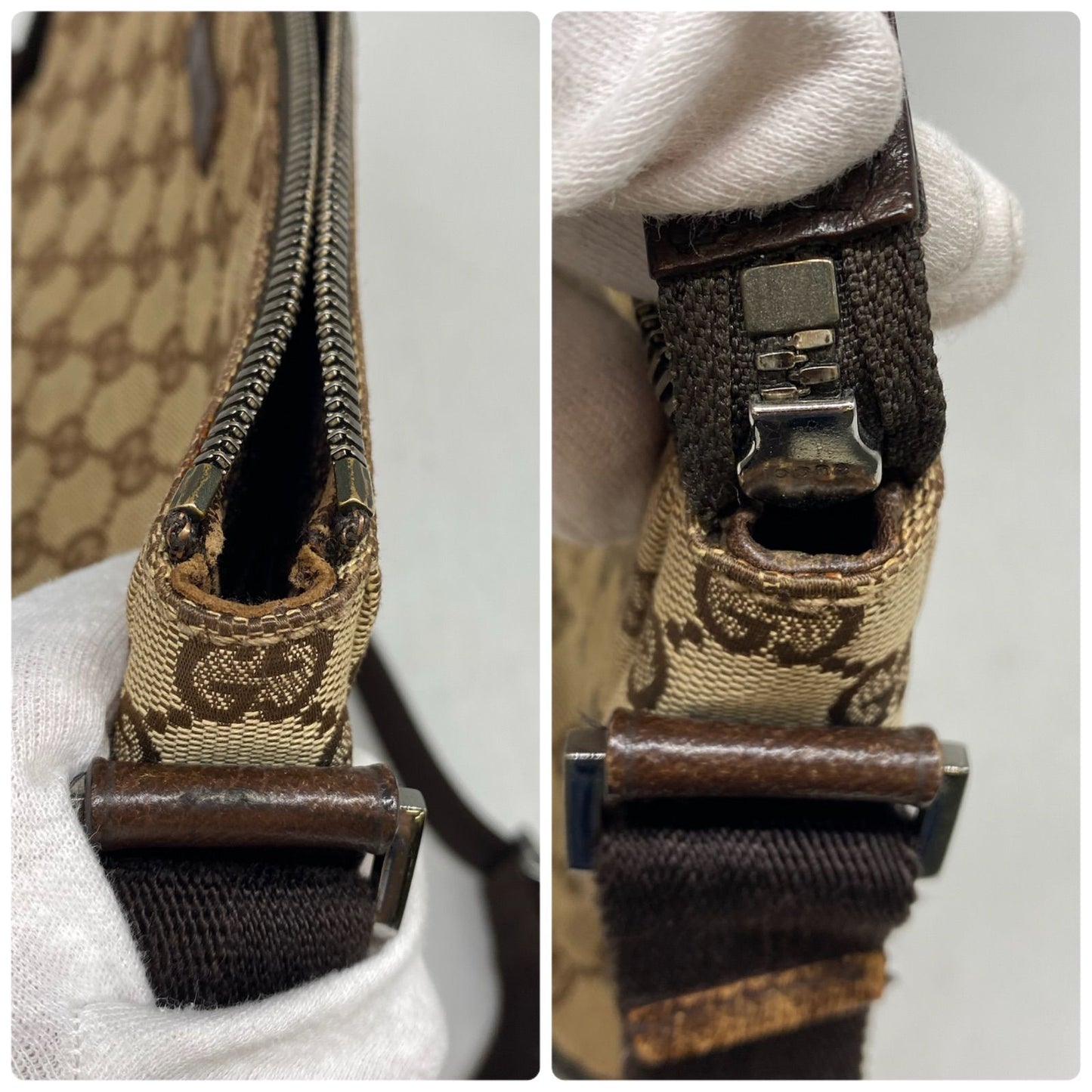 Gucci Shoulder Bag Crossbody GG Canvas Travel Business — view 9