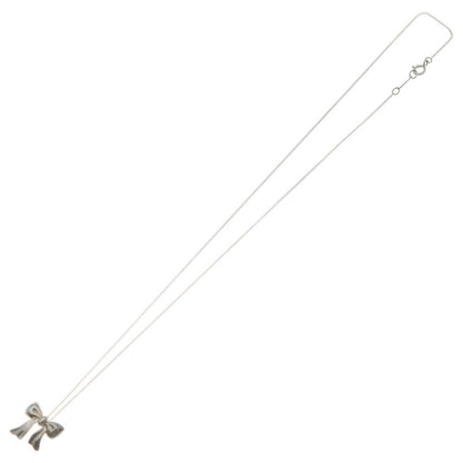 Tiffany & Co Ribbon Necklace Silver — view 2