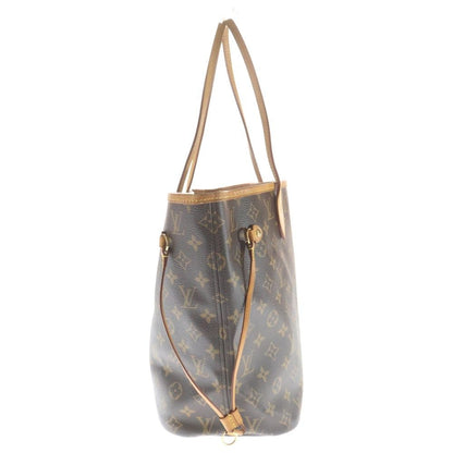 Louis Vuitton Monogram Neverfull MM Tote Brown Pink Leather Gold — view 3