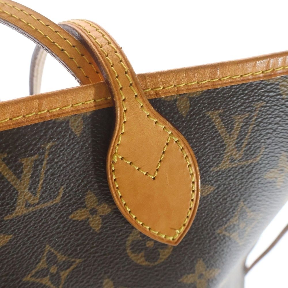 Louis Vuitton Monogram Neverfull MM Tote Brown Pink Leather Gold — view 6