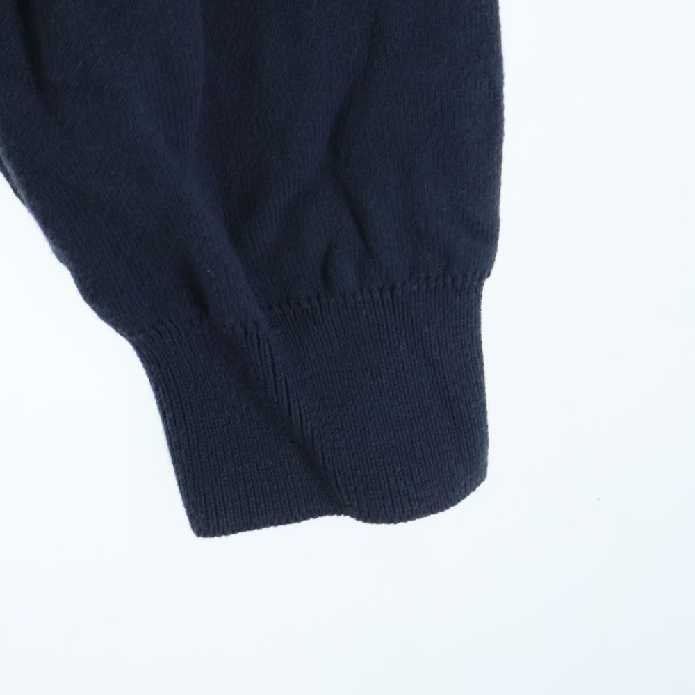 Louis Vuitton Gradient Monogram Crew Neck Long Sleeve Knit Sweater Navy Uso — view 3
