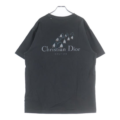 Dior Lilly of the Valley T-shirts Distressed Crew Neck Short Sleeve T-Shirt