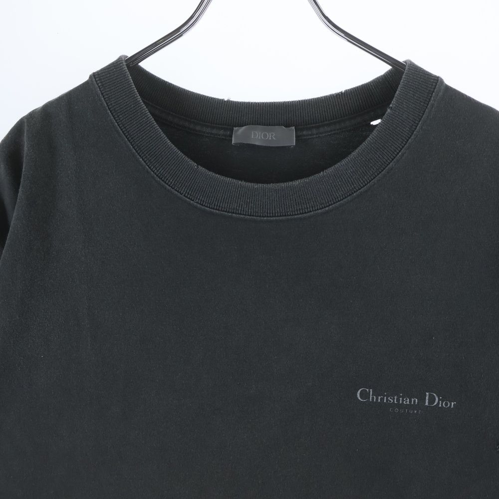 Dior Lilly of the Valley T-shirts Distressed Crew Neck Short Sleeve T-Shirt — view 3