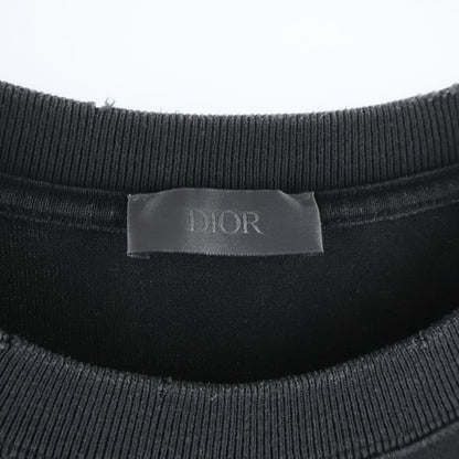 Dior Lilly of the Valley T-shirts Distressed Crew Neck Short Sleeve T-Shirt — view 7