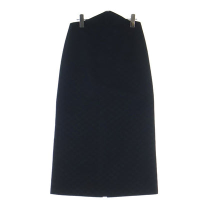Gucci GG Print Tight Long Skirt Black