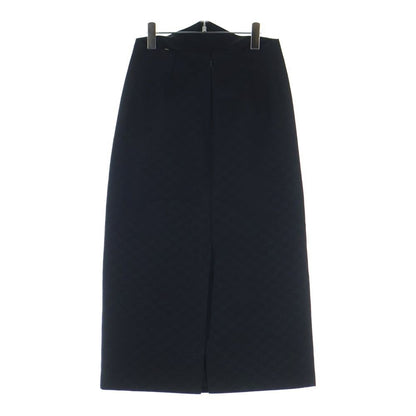 Gucci GG Print Tight Long Skirt Black — view 2