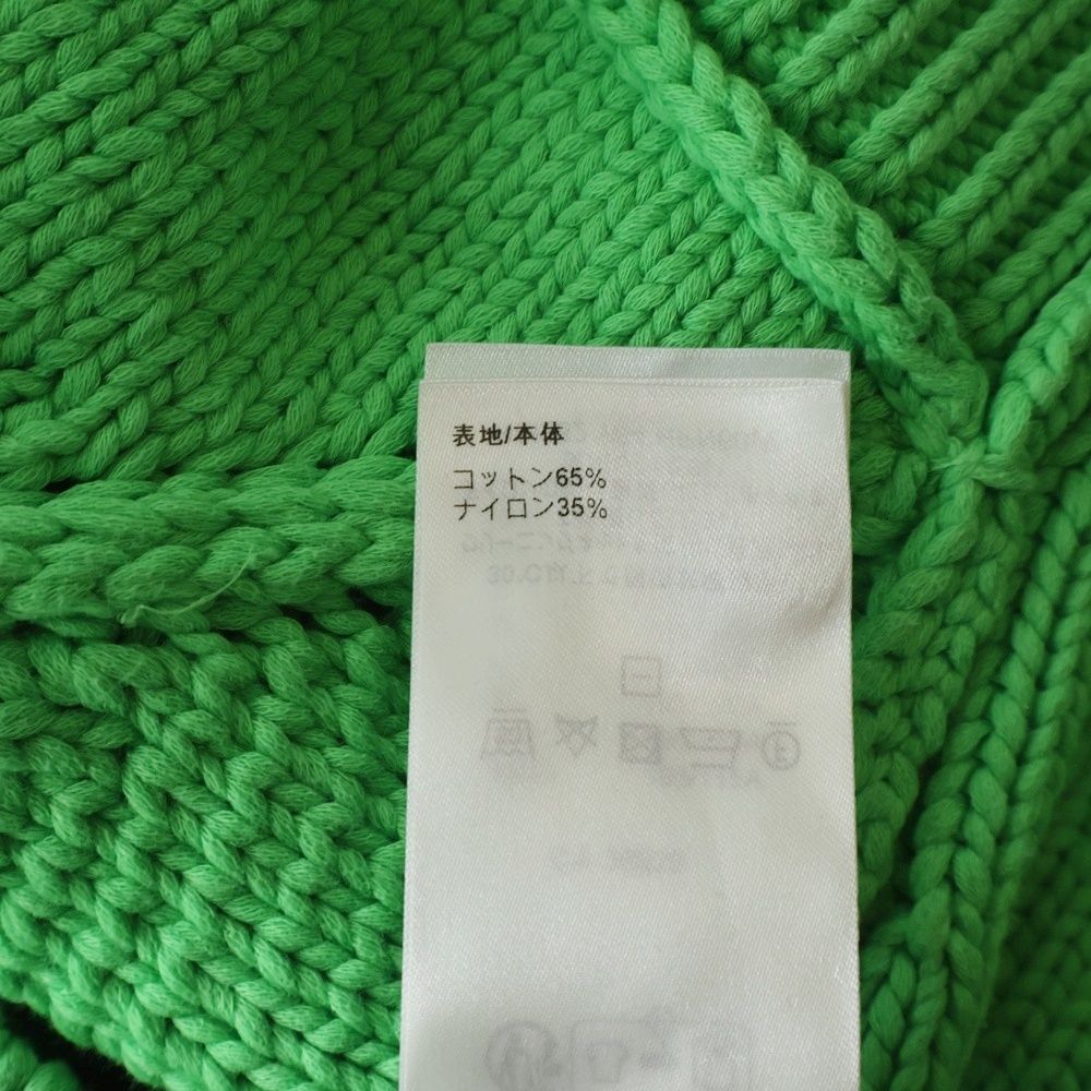 Louis Vuitton LV Logo Plate Crew Neck Long Sleeve Pullover Sweater Green — view 7