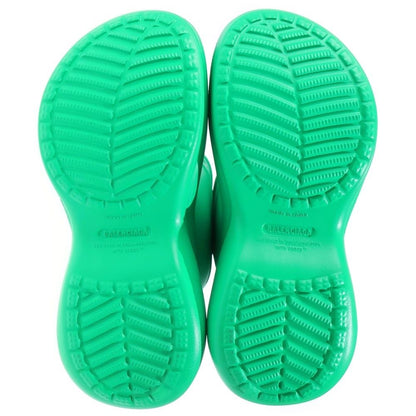 Balenciaga Rubber Crocs Boots Long Green — view 4