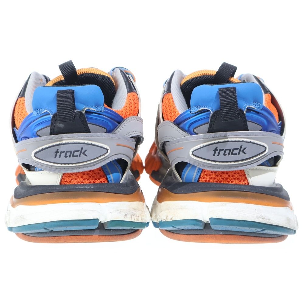 Balenciaga Track Trainers Low Cut Sneakers White Orange Blue — view 3