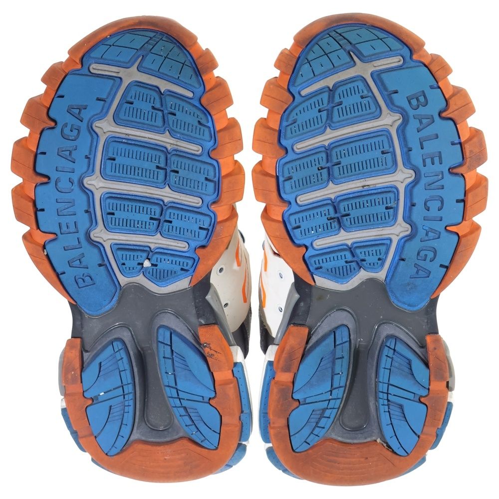 Balenciaga Track Trainers Low Cut Sneakers White Orange Blue — view 5