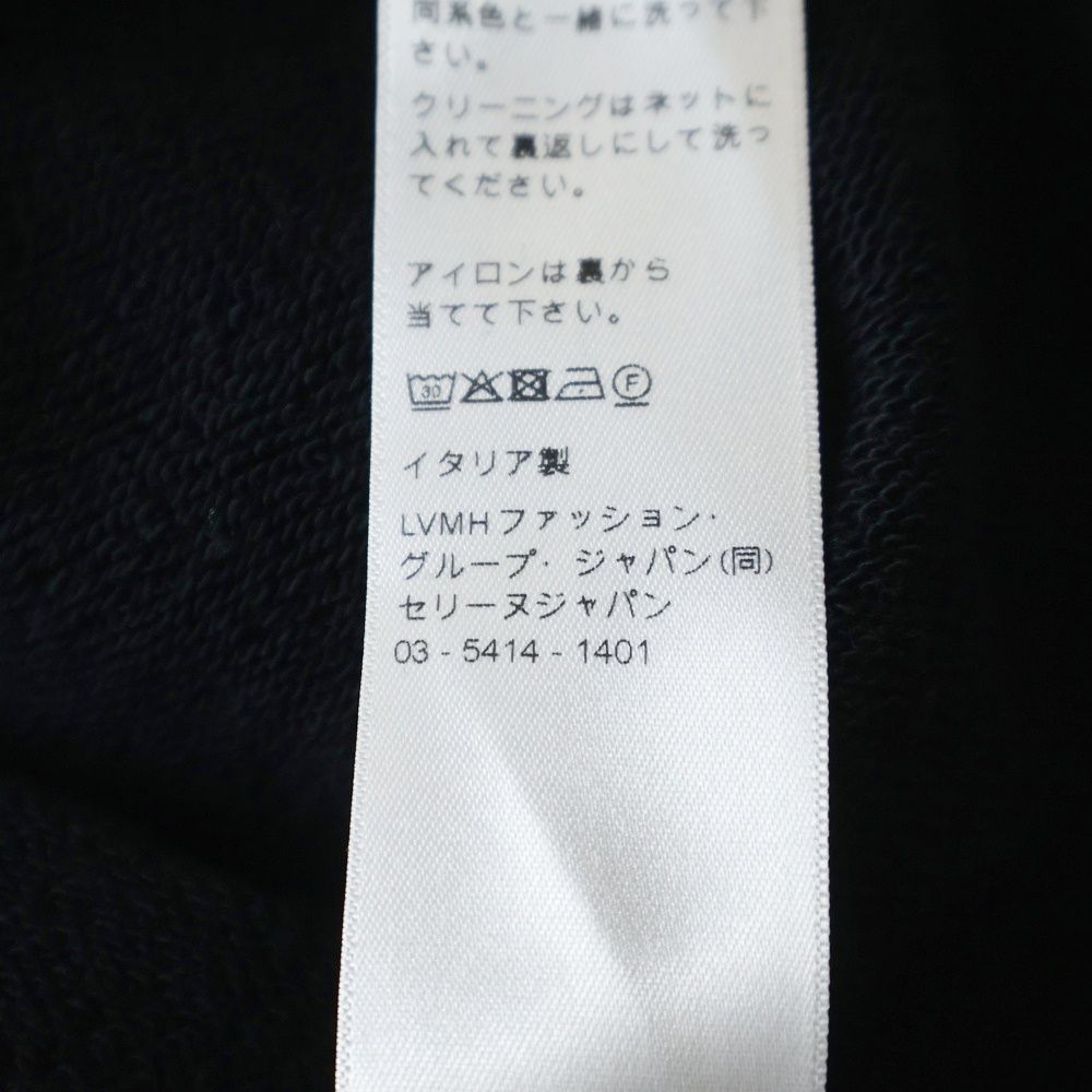 Celine Lou's Hoodie Cotton Fleece Pullover Sweatshirt Black — view 7
