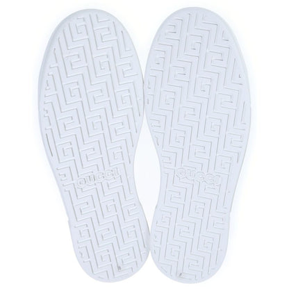 Gucci Ace Studded Multiplication Low Cut Sneakers White — view 5