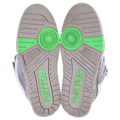 Louis Vuitton LV Skate Line Green Low Cut Sneakers Gray — view 5