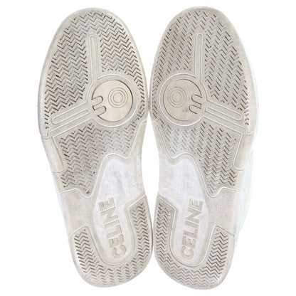 Celine Low Top Sneaker Leather Low Cut Sneakers White — view 5