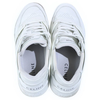 Celine Low Top Sneaker Leather Low Cut Sneakers White — view 4