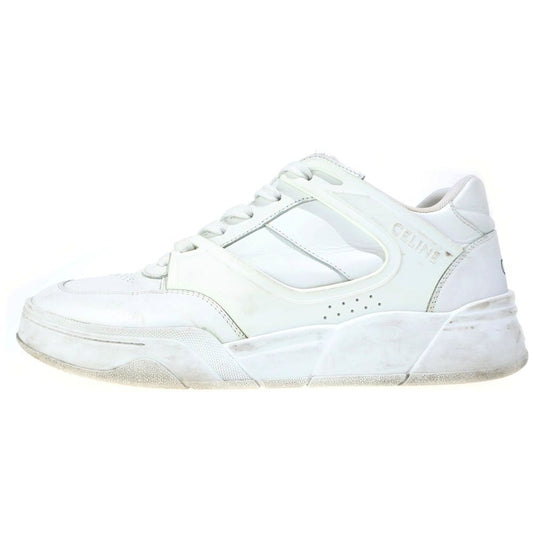 Celine Low Top Sneaker Leather Low Cut Sneakers White