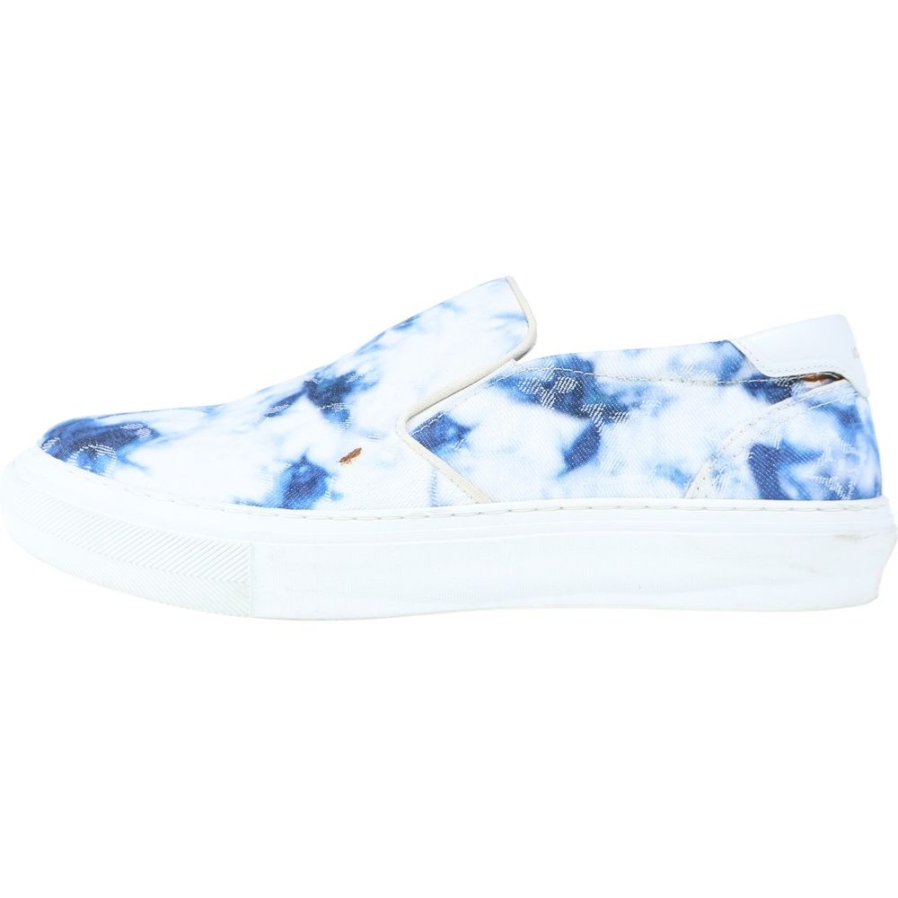 Louis Vuitton Trocade Line Slip Ons Low Cut Sneakers White Blue
